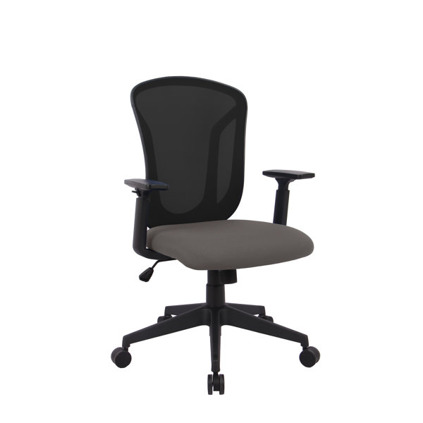 Inbox Zero Office Chair, Black/Grey Wayfair
